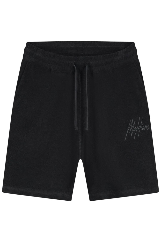 SIGNATURE TOWELLING SHORTS MM3 SS25 26 900 BLACK